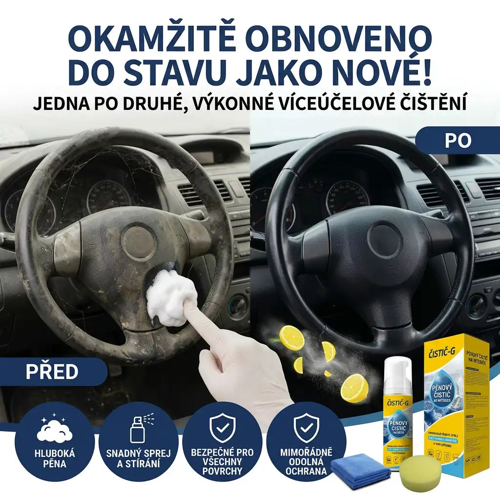 🫧Poslední den 80% SLEVA💦Pěnový čistič s více enzymy 4 v 1